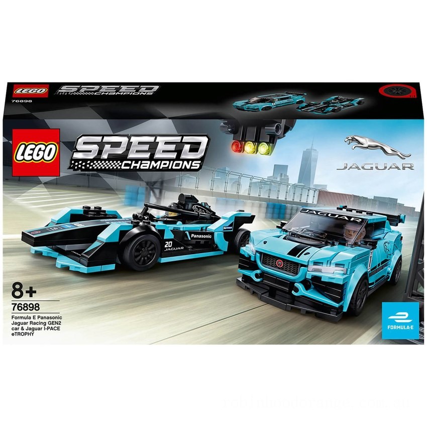 LEGO Speed Champions: Panasonic Jaguar Racing Cars Set (76898) - Clearance Sale
