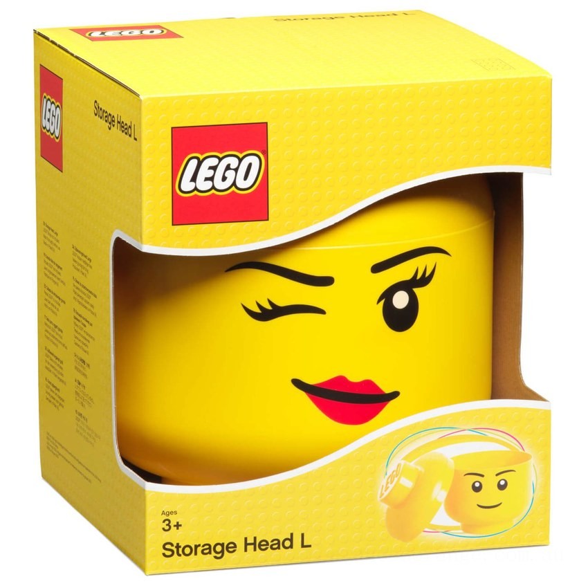 LEGO Storage Head Winky Large - Clearance Sale
