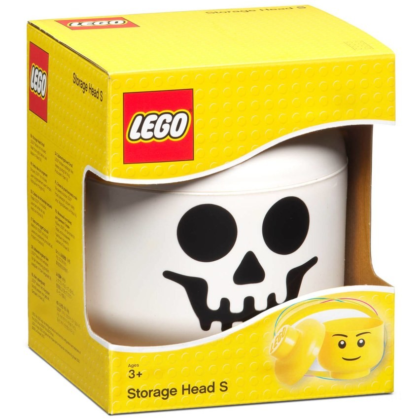 LEGO Storage Skeleton Head - Small - Clearance Sale