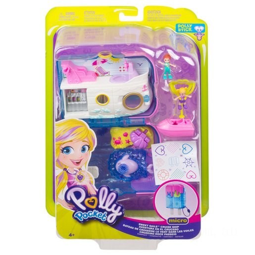 Polly Pocket Sweet Sails Cruise Ship Compact - on Sale