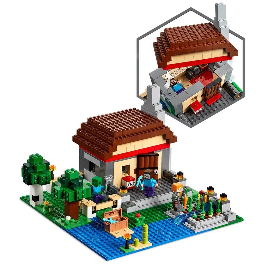 LEGO Minecraft: The Crafting Box 3.0 Fortress Farm Set (21161) - Clearance Sale