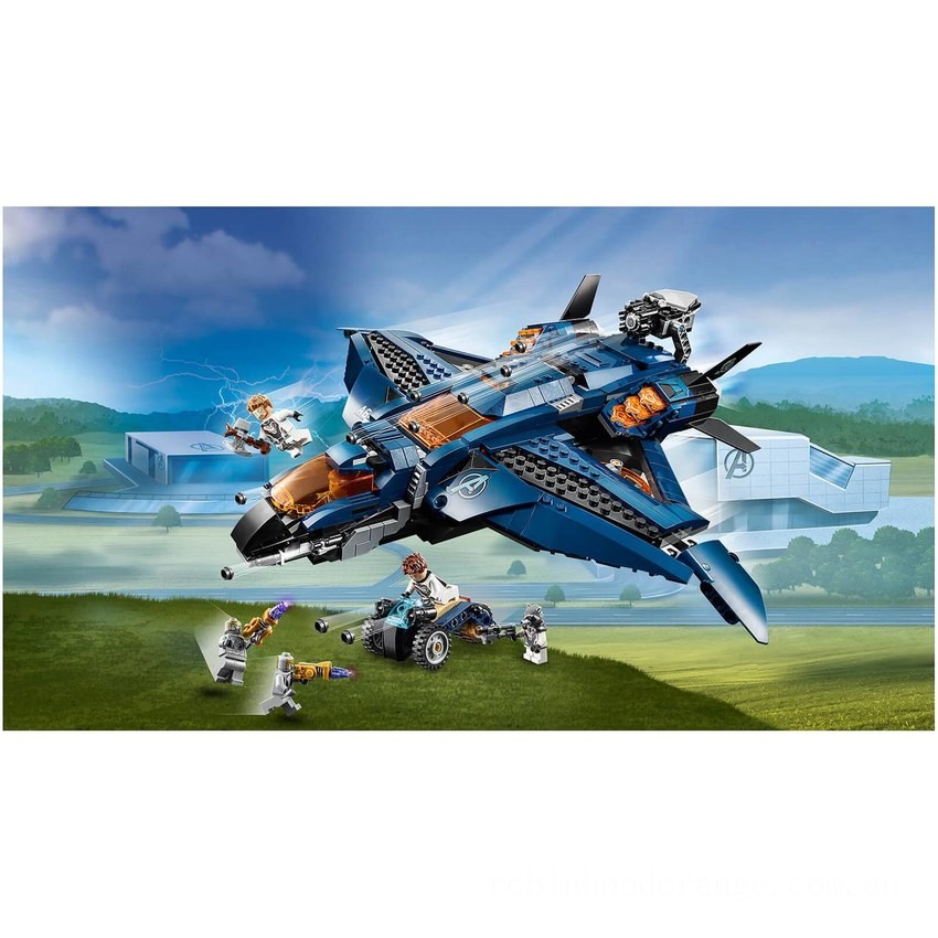 LEGO Marvel Avengers Ultimate Quinjet Plane Toy (76126) - Clearance Sale