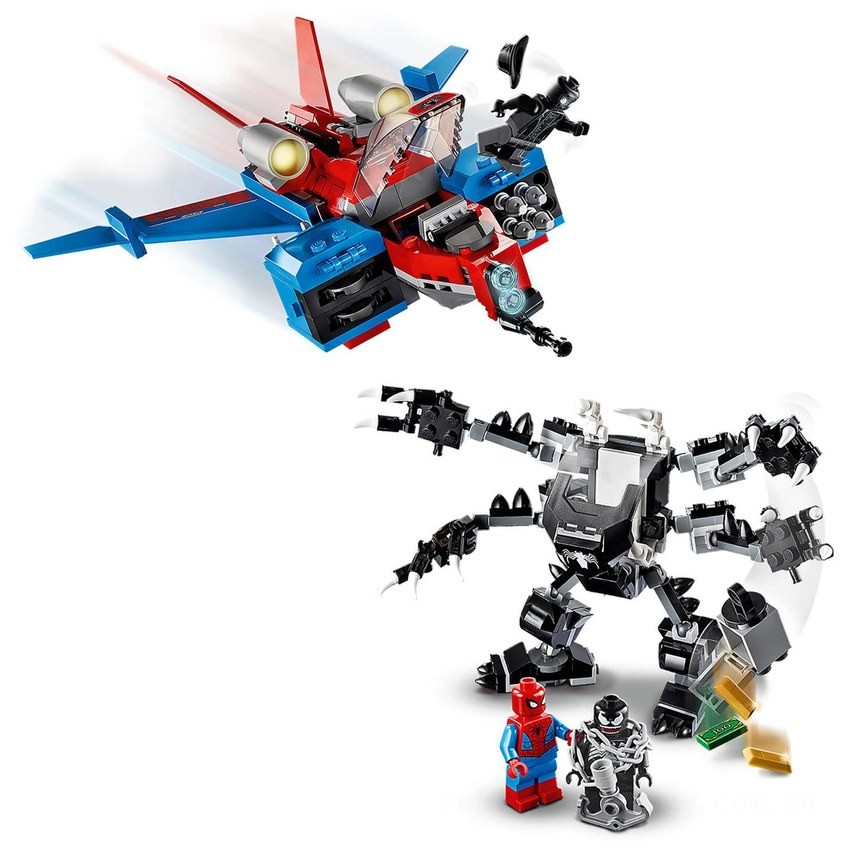 LEGO Marvel Spider-Man Jet vs. Venom Mech Playset (76150) - Clearance Sale