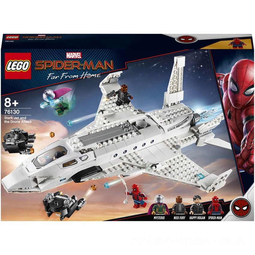 LEGO Marvel Stark Jet and the Drone Attack Toy (76130) - Clearance Sale