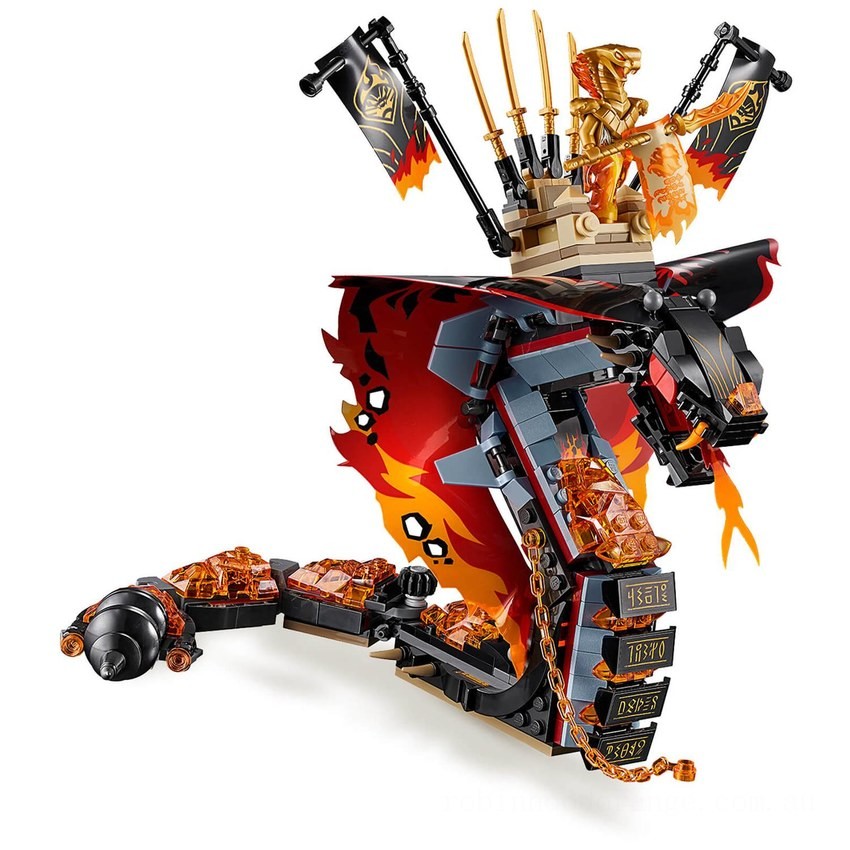 LEGO NINJAGO: Fire Fang Snake Toy for Kids (70674) - Clearance Sale