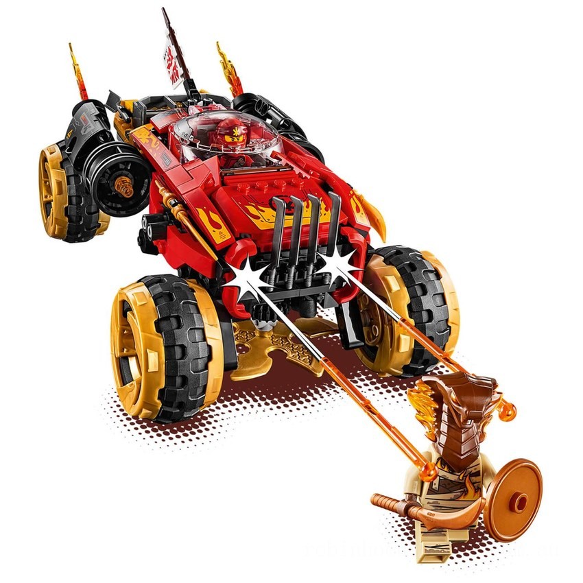 LEGO NINJAGO: Katana 4x4 Vehicle Toy with 5 Minifigures: (70675) - Clearance Sale