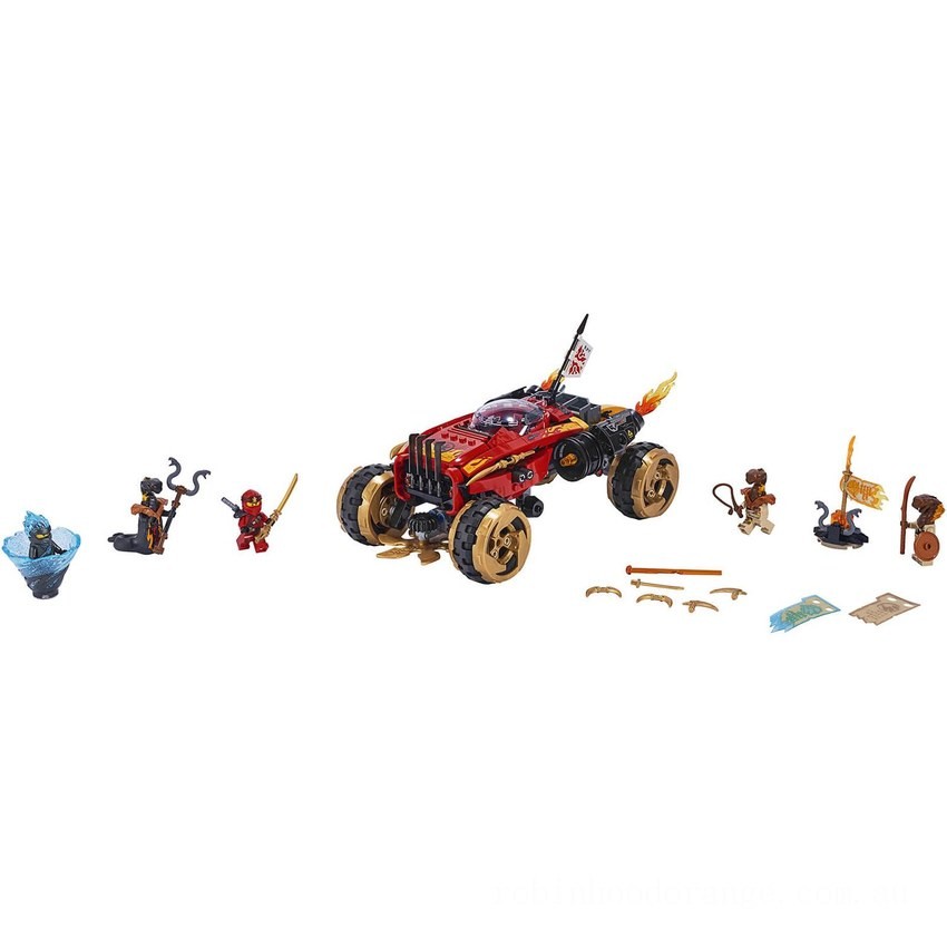 LEGO NINJAGO: Katana 4x4 Vehicle Toy with 5 Minifigures: (70675) - Clearance Sale