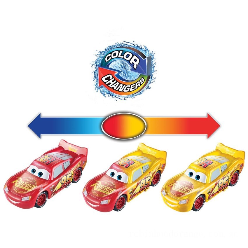Disney Pixar Cars Colouring Changing Car - Lightning McQueen - Clearance Sale