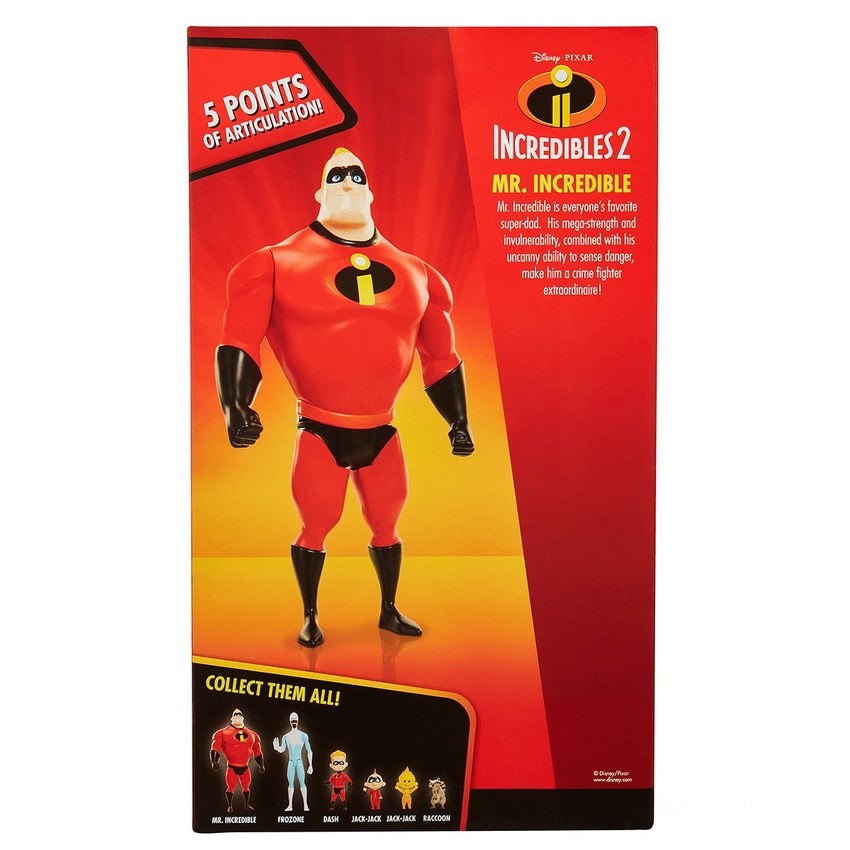 Disney Pixar Incredibles 2 Champion Series Figure - Mr. Incredible - Clearance Sale