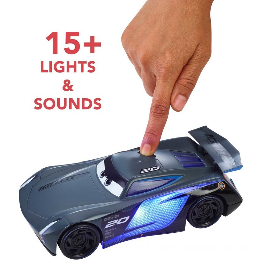 Disney Pixar Cars Ultimate Lights &amp; Sounds - Jackson Storm - Clearance Sale