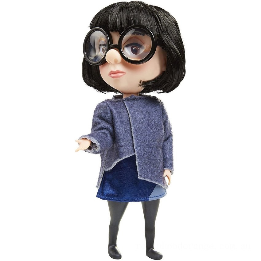 Disney Pixar Incredibles Black Outfit Costumed Action Figure - Edna - Clearance Sale