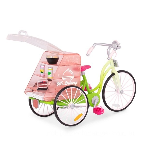 Our Generation Food Delivery Bike - Clearance Sale