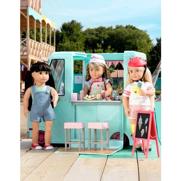 Our Generation Sweet Stop Ice Cream Truck - Clearance Sale
