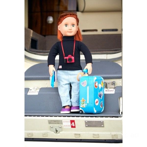 Our Generation Well Travelled Luggage Set - Clearance Sale
