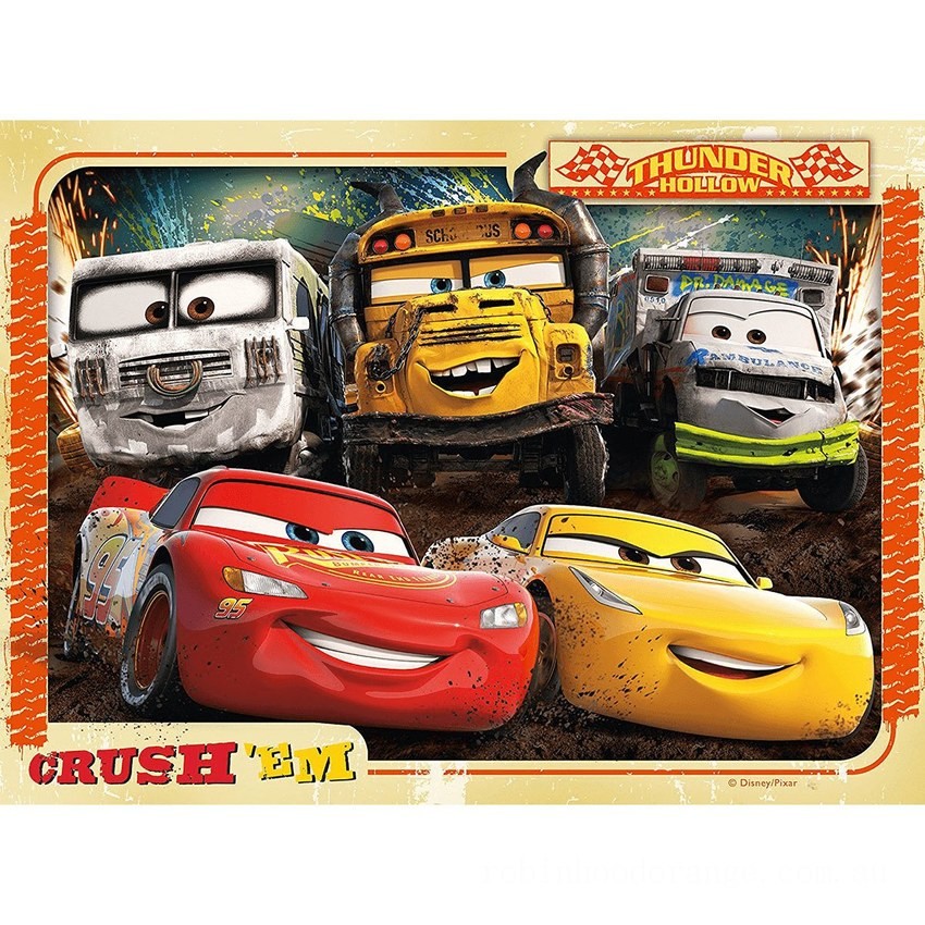 Ravensburger Cars 3 - 4 In A Box Jigsaw Puzzle - Clearance Sale