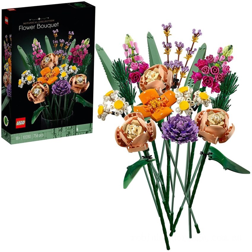 LEGO Creator: Expert Flower Bouquet Set for Adults (10280) - Clearance Sale