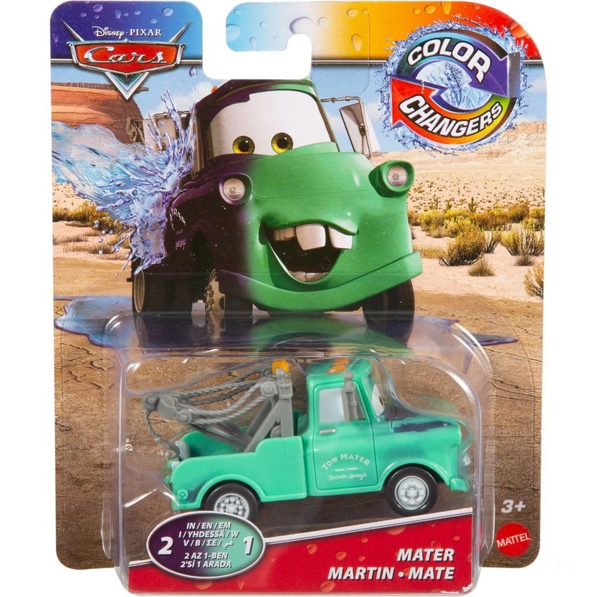 Disney Pixar Cars Colouring Changing Car - Mater - Clearance Sale