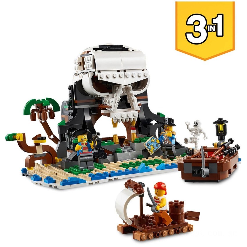 LEGO Creator: 3in1 Pirate Ship Toy Set (31109) - Clearance Sale