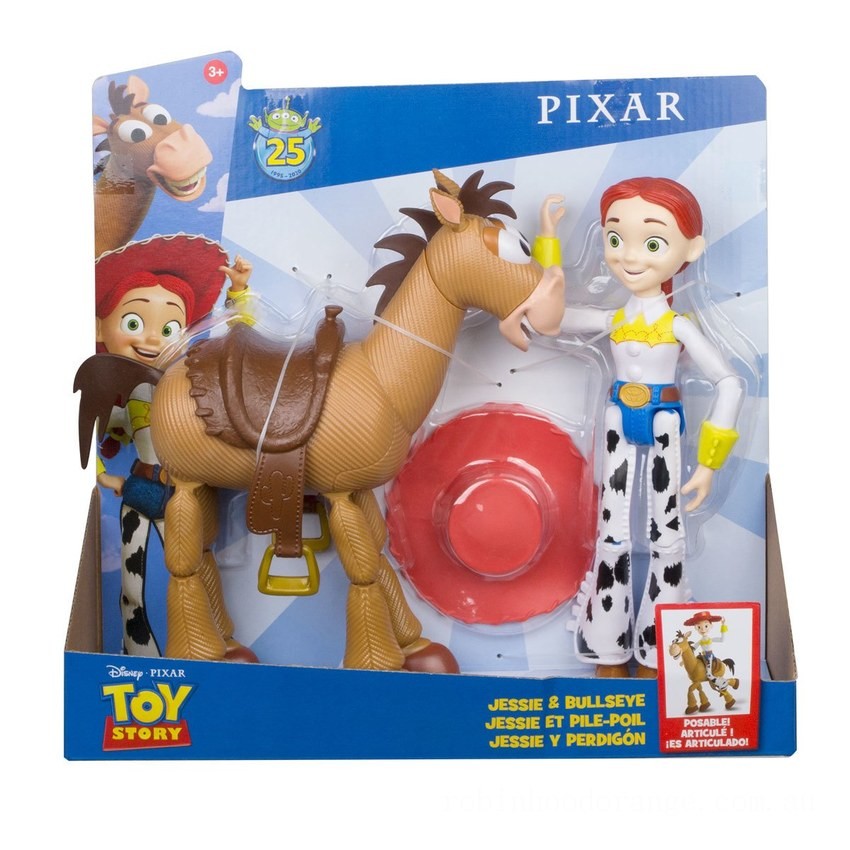 Disney Pixar Toy Story Jessie and Bullseye Figures - Clearance Sale