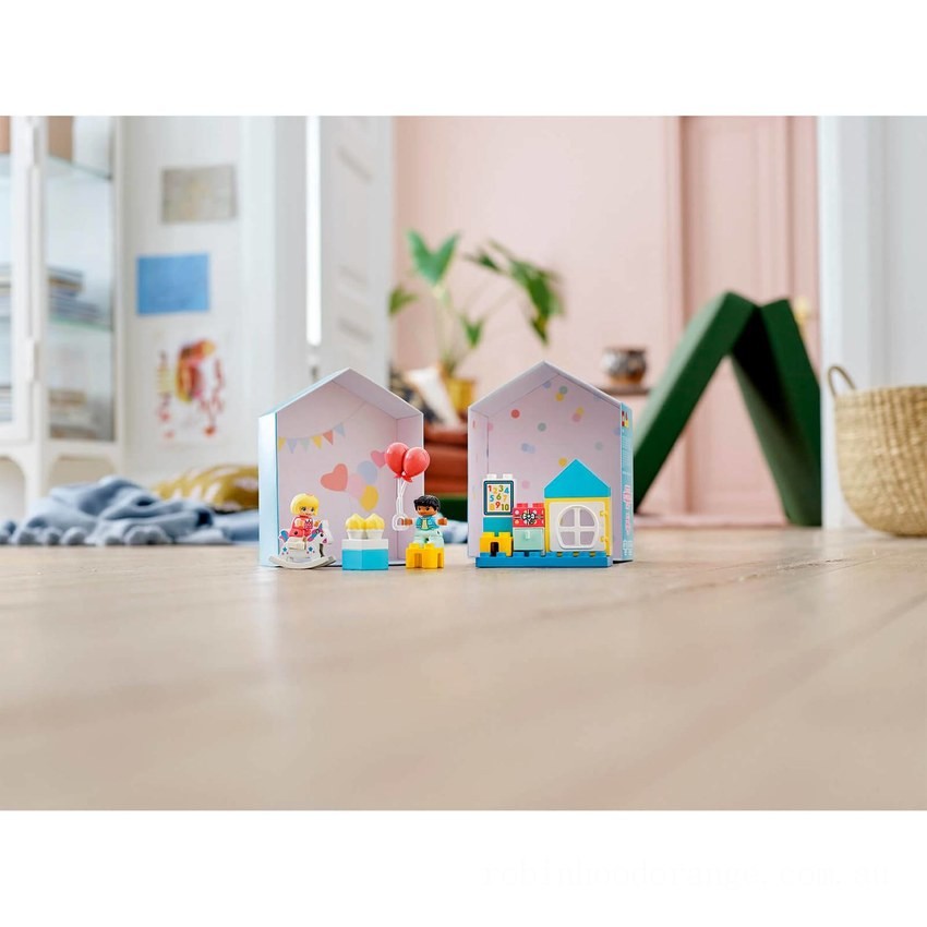 LEGO DUPLO Town: Playroom Playable Dolls House Box (10925) - Clearance Sale