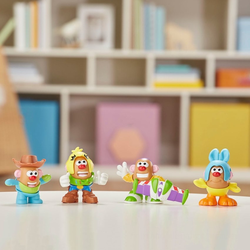 Disney Pixar Toy Story 4 Mini Mr. Potato Head 4 Pack - Clearance Sale