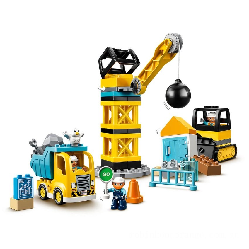 LEGO DUPLO Wrecking Ball Demolition Construction Set (10932) - Clearance Sale