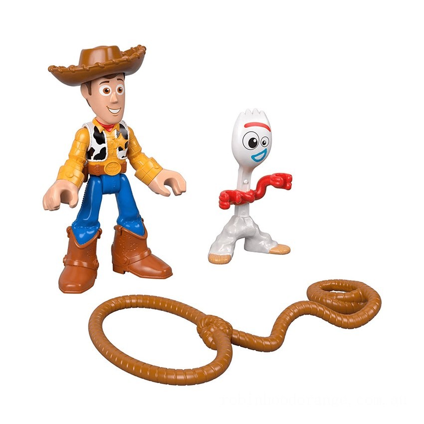 Fisher-Price Imaginext Disney Pixar Toy Story 4 - Woody and Forky - Clearance Sale