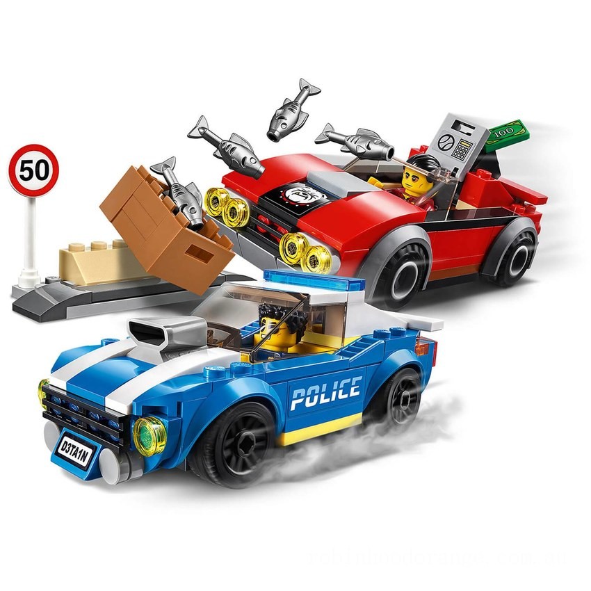 LEGO City: Police Highway Arrest Cars Toy Set (60242) - Clearance Sale