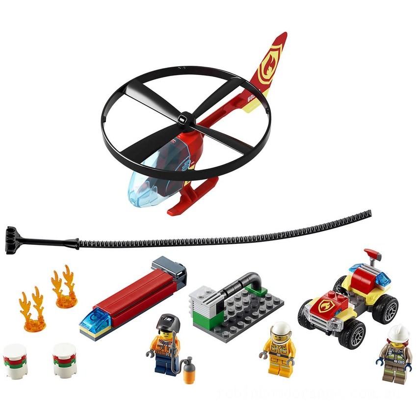LEGO City: Fire Helicopter Response Building Set (60248) - Clearance Sale