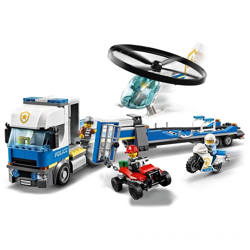 LEGO City: Police Helicopter Transport Building Set (60244) - Clearance Sale