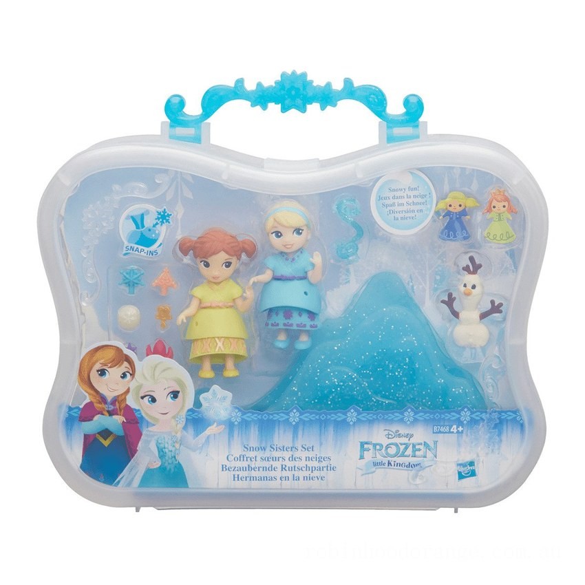Disney Frozen Little Kingdom Snow Sisters Playset - Clearance Sale