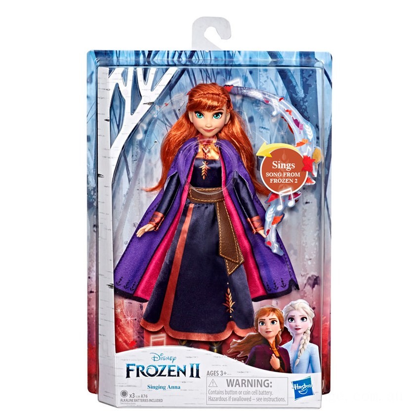 Disney Frozen 2 Singing Doll with Light-Up Dress - Anna - Clearance Sale