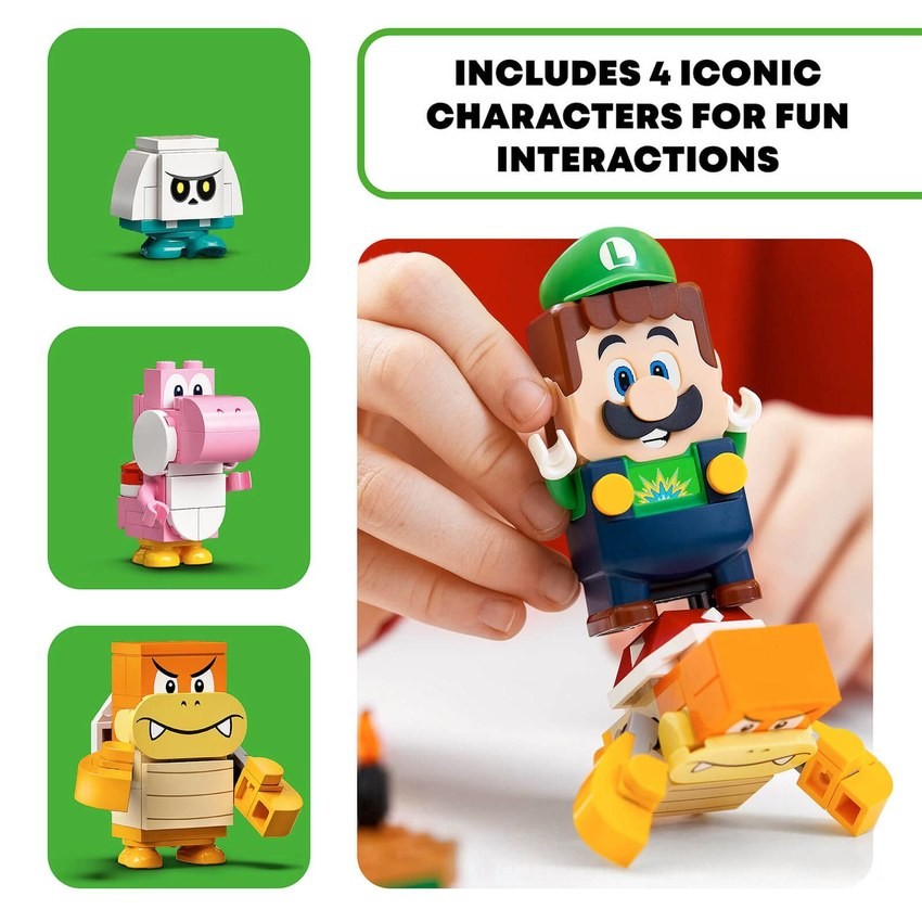 LEGO Super Mario Adventures Luigi Starter Course Toy (71387) - Clearance Sale