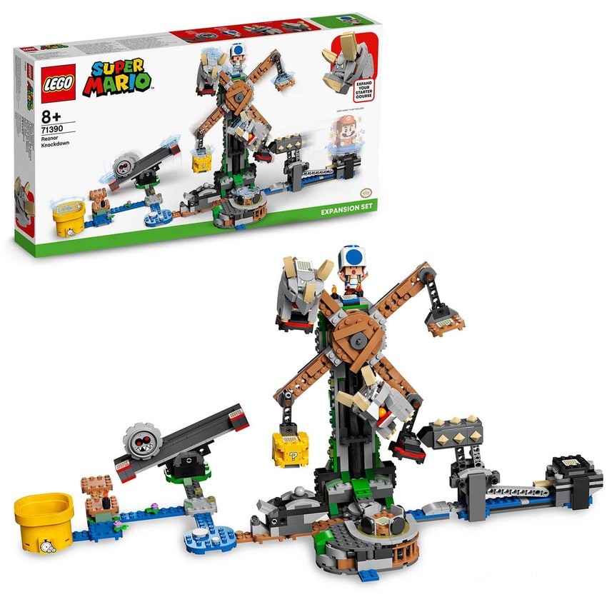 LEGO Super Mario Reznor Knockdown Expansion Set (71390) - Clearance Sale