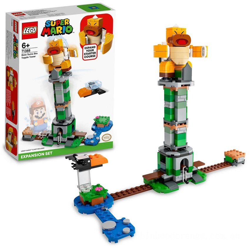 LEGO Super Mario Boss Sumo Bro Topple Tower Expansion Set (71388) - Clearance Sale