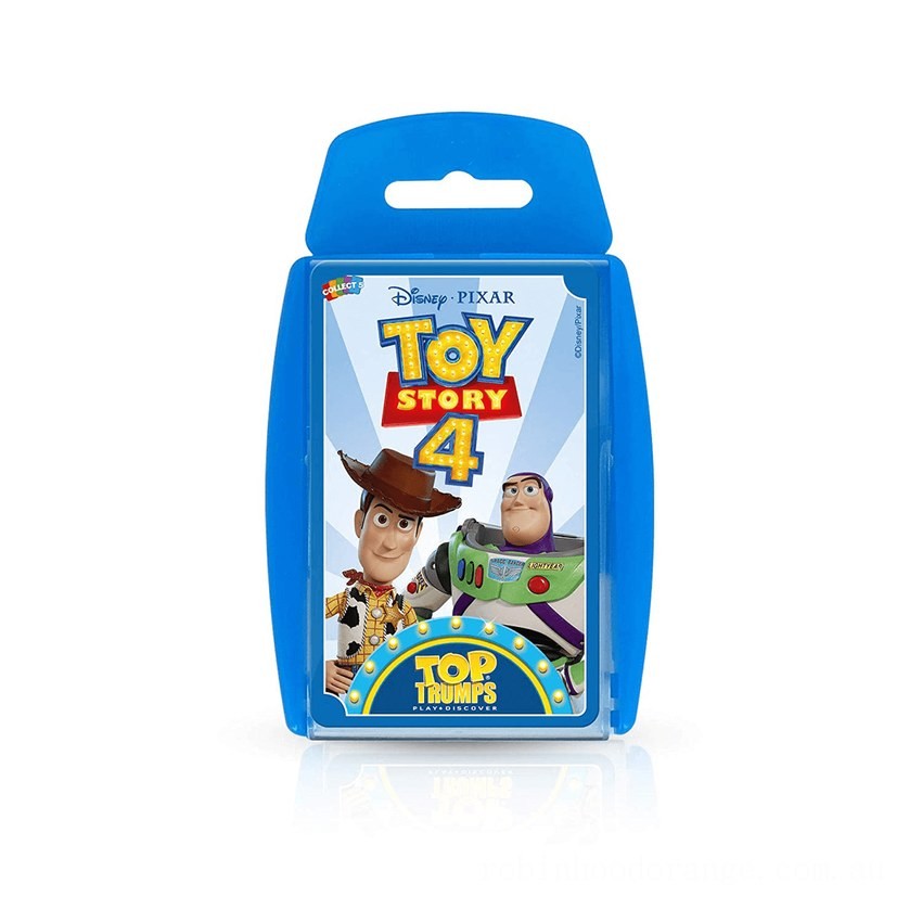 Toy Story 4 Top Trumps Card Game - Clearance Sale