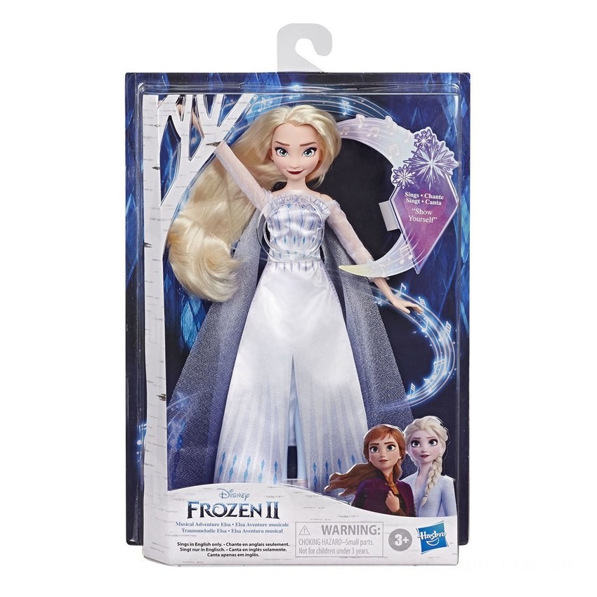 Disney Frozen 2 Musical Adventure Singing Doll - Elsa - Clearance Sale