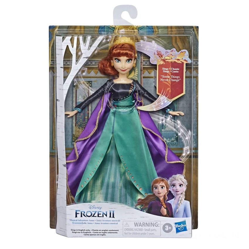 Disney Frozen 2 Musical Adventure Singing Doll - Anna - Clearance Sale