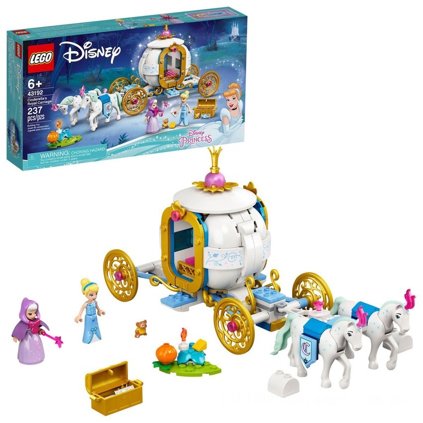LEGO Disney Princess Cinderella's Royal Carriage - 43192 - Clearance Sale
