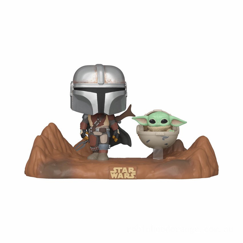 Star Wars The Mandalorian and The Child (Baby Yoda) Funko Pop! TV Moment - Clearance Sale