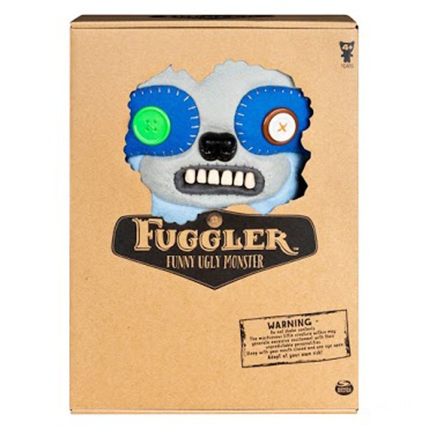 Fuggler 30cm Funny Ugly Monster - Light Blue Sickening Sloth