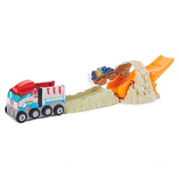 PAW Patrol True Metal Dino Rescue Chase T-Rex Rescue Set with Exclusive Vehicle on Sale