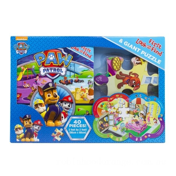 My First PAW Patrol Look and Find Book & Puzzle on Sale