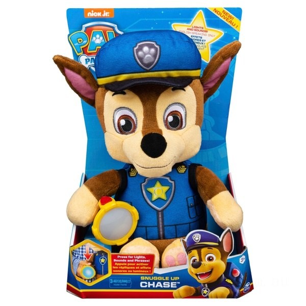 Paw Patrol Snuggle Up Pups - Chase on Sale