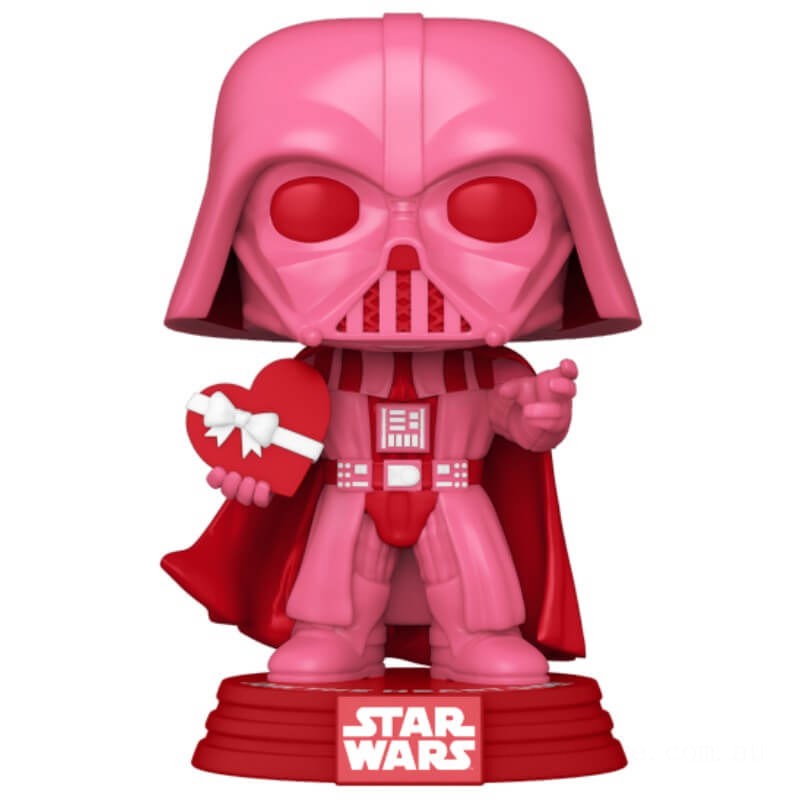 Star Wars Valentines Vader with Heart Funko Pop! Vinyl - Clearance Sale
