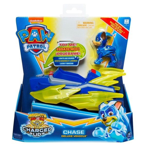 PAW Patrol Charged Up Vehicle - Chase on Sale
