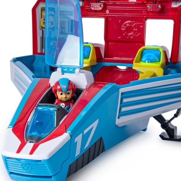 PAW Patrol Super PAWs Mighty Jet Command Center on Sale
