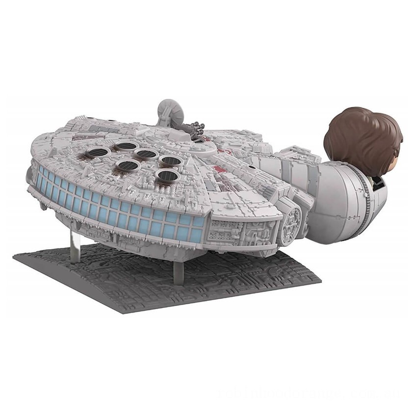 Star Wars Millennium Falcon with Han Solo EXC Funko Pop! Deluxe - Clearance Sale