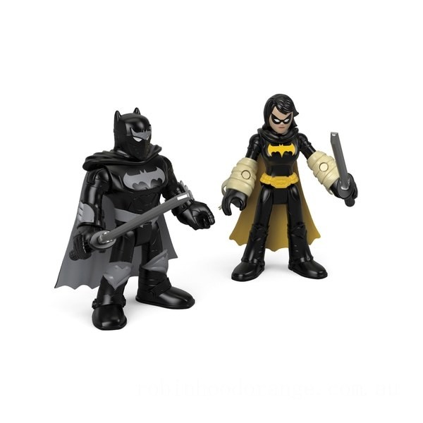 Fisher-Price Imaginext DC Super Friends Black Bat and Ninja Batman on Sale