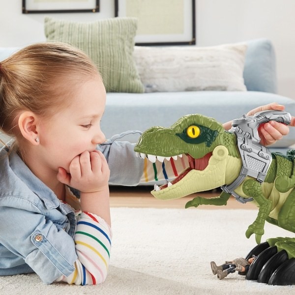 Imaginext Jurassic World Mega Mouth T.rex Kids' Dinosaur on Sale